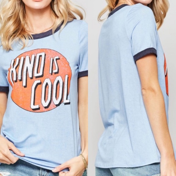 Kind is Cool Graphic Ringer Tee - Picture 5 of 5